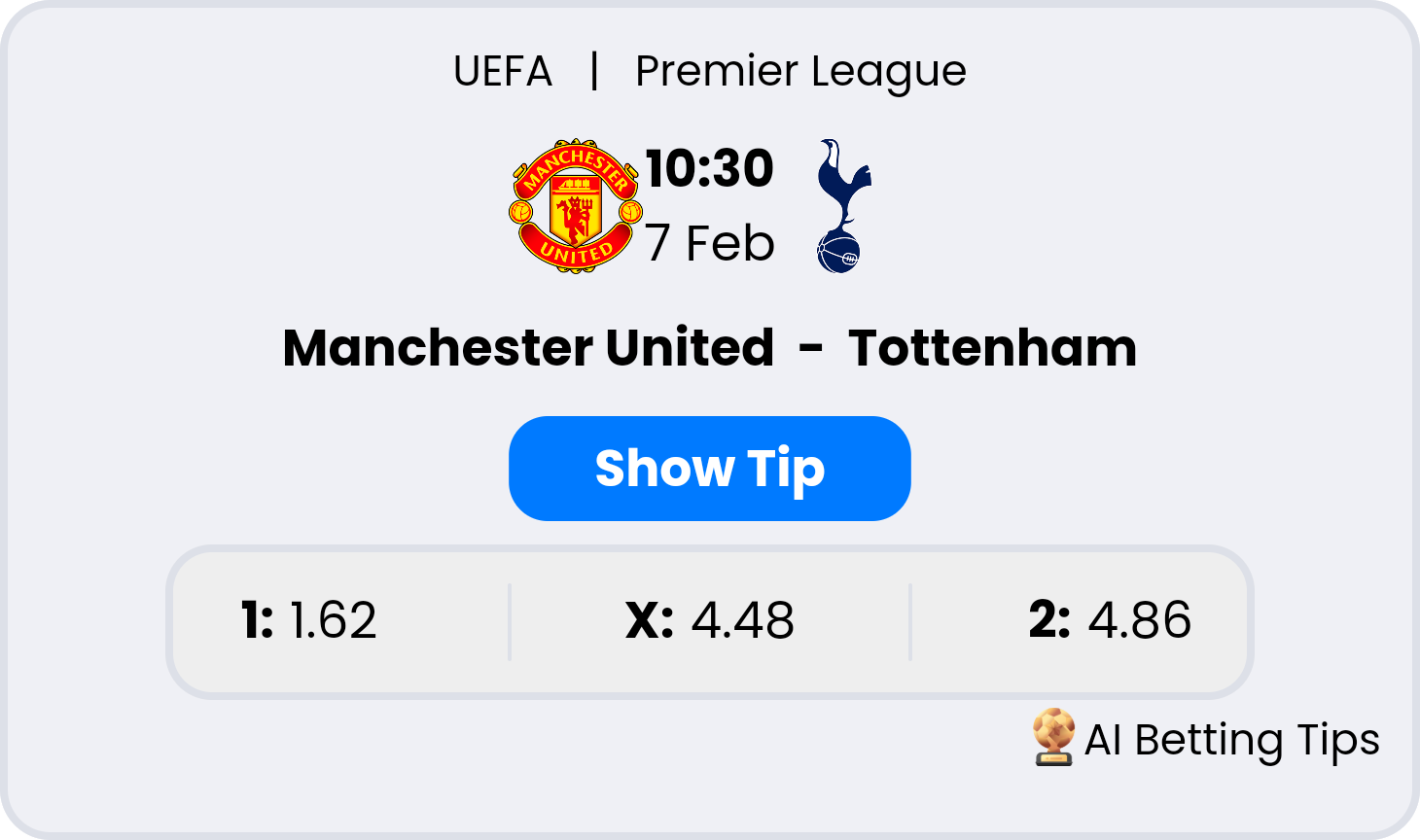 ManchesterUnited vs Tottenham