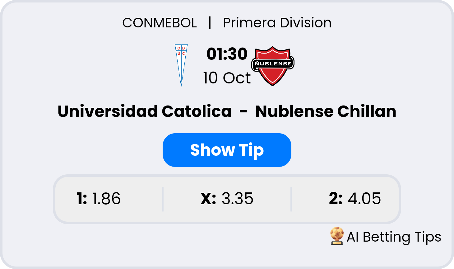 UniversidadCatolica vs NublenseChillan